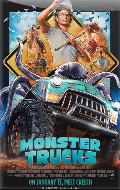 Monster Trucks 2016 Org BluRay DD 5.1 640 Kbps HinDi AuDio and PGS GD Download