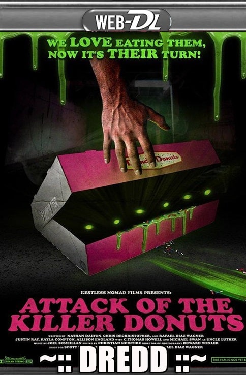 Attack Of The Killer Donuts 2016 x264 720p UNRATED WEB-DL Dual Audio Hindi + German -DREDD