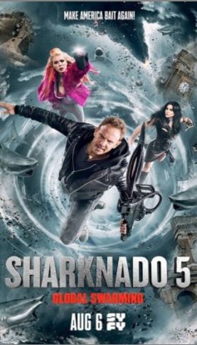 Sharknado 5 Global Swarming 2017 720p WEBRip 700MB English x264 Download