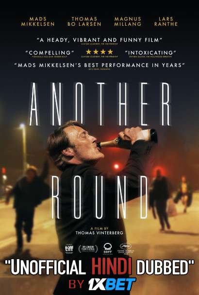 Another Round (2020) Hindi (Unofficial Dubbed) + English [Dual Audio] HDCAM 720p [1XBET]